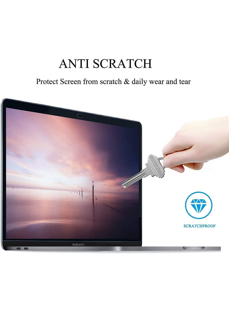 1Pack Blue Light Macbook Screen Protector Touch Screen Compatible with MacBook Pro 13 inch 2016-2022 M1 M2 and Macbook Air 13 inch 2018-2021 M1, Anti-Glare Anti Scratch Bubble Free for Eyes Protection Blue Light Blocking - Image 4